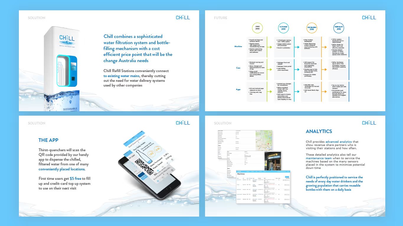 Chill pitch deck slides